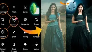 New Snapseed | cloud change+Background color change Editing Tricks🔥