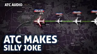 When ATC Jokes Backfire: Delta Boeing 777 Forces Go Around after Controller's Joke. Real ATC Audio