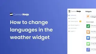 How to Change your Weather Widgets Language