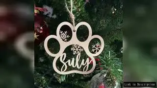 Personalized Dog Christmas Tree Bauble with Name,Dog Custom Name Christmas Decoration,Custom Christm