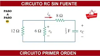 ✅ Circuito Resistivo-Capacitivo RC ✅ Circuito de primer orden ✅ Respuesta natural del circuito