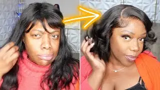 I made her throw this wig away!😭 Cuz NO MAM! | MyFirstWig