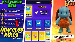 0.93 CLOSED BETA IS CRAZY IN STUMBLE GUYS || NEW SKIN EDIT FEATURE 😍#stumbleguys #StumbleWinter