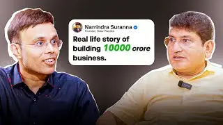 Narrindra Suranna is the director of Ddev Plastiks, a listed company on BSE/NSE! #podcast