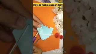 #howto make a paper doily #art #viral #shorts #youtubeshorts