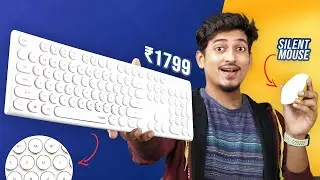 😍 This is UNIQUE Wireless Keyboard with SILENT Mouse in ₹1799 | RAPOO X260 Wireless Keyboard & Mouse