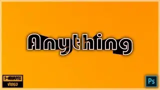 Create Loop Text Effect in Photoshop | One Minute Video - TECHPIXELZ