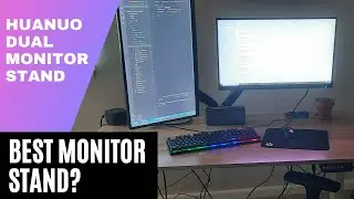 The Best Dual Monitor Stand for $60!?!? HUANUO Monitor Stand Review