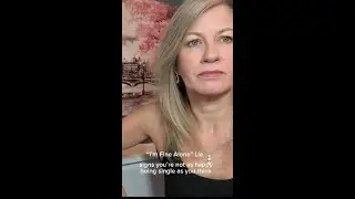 Im Fine Alone Lie #DatingAdvice #ImFineAlone #SelfWorth #DatingCoach #LoveAccelerated #shorts