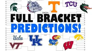 My MARCH MADNESS Tournament Predictions! (2022)