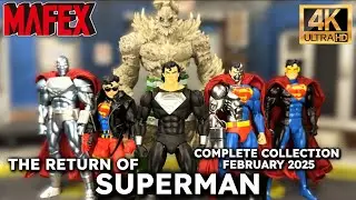 MAFEX Complete Return of Superman Collection UpdatedJanuary 2026 1/12 action figure #mafex #superman