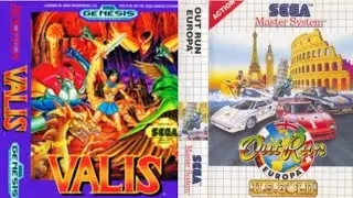 directo retro 67 valis + out run europa sega genesis mega drive master system #gameplay