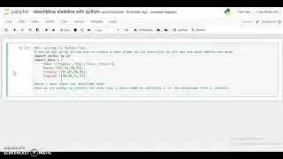 Descriptive Statistics with Pandas 1