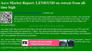 Aave Market Report: LEND/USD on retreat from all-time high