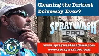 Pressure Washing the Dirtiest Driveway Ever?