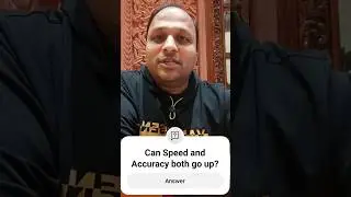 Can Students improve Speed and Accuracy together | Speed Up Accuracy Down | math