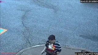 Aimetis Symphony Auto PTZ Tracking a Person