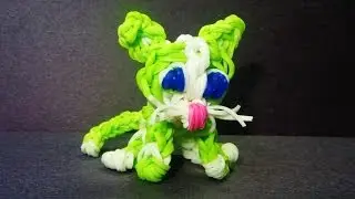 Rainbow Loom: CAT Charm (loom bands Animals, Kitty, Kitten)