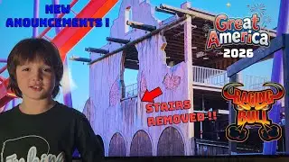Six Flags Announced NEW STUFF at Great America for 2026 - 50th Anniversary - No Coaster Con