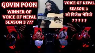 Govin Poon - Original song live singing | Voice of nepal season 3