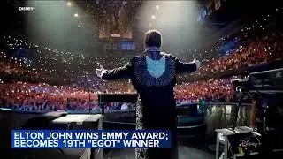 Elton John wins Emmy Award; becomes 19th 'EGOT' winner