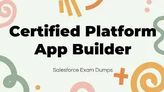Salesforce Certified Platform App Builder Exam Updated Dumps