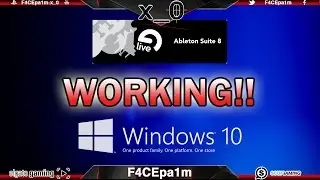 Ableton Live 8 Working in Windows 10 (How to) TUTORIAL