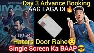 Tiger 3 Day 3 Advance Booking |Tiger 3 Day 3 Prediction | Tiger 3 Box Office Collection |Salman Khan