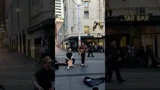 Gig singers are the best! CBD, Sydney, Australia