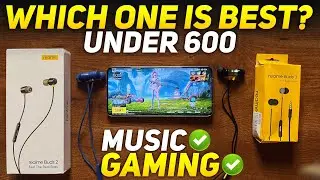 REALME BUDS 3 VS REALME BUDS 2 🔥 BGMI TEST | BEST WIRED GAMING EARPHONES UNDER 500 RS