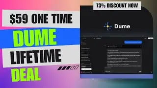 🔥😍Dume Lifetime Deal | Say Goodbye to Task Overload | $59 Lifetime Deal |73% Off Now
