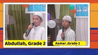 English speech by Abdullah on Republic day & Slogans recited by Aamar