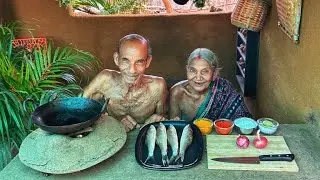 Grandpa Cooking Fish Curry Recipe || Traditional Cooking || Aja Kitchen