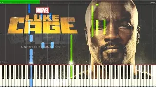 Luke Cage Opening Theme [Synthesia Piano Tutorial]