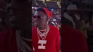 Boosie Turns Up to Keith Sweat at Atlanta Hawks Game