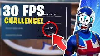 Hrál jsem Fortnite na 30 FPS… A BYLO TO PEKLO!