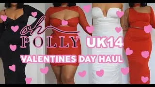 OH POLLY VALENTINES DAY HAUL | UK SIZE 14| PARTY DRESS |REVIEW