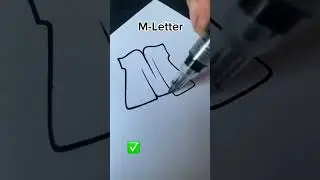 Easy way to draw letter M in graffiti||#graffiti #art #drawing