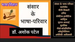 संसार के भाषा-परिवार World Language Families