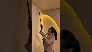 Rompiendo techo tensado. #techostensados #strechceiling