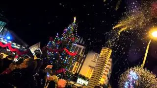 Skegness Christmas Lights Switch on Snow