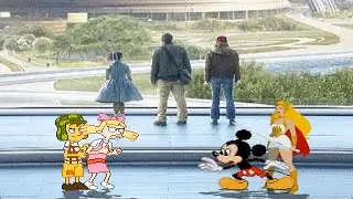 M.U.G.E.N: Helga Pataki and El Chavo vs Mickey Mouse and She-ra