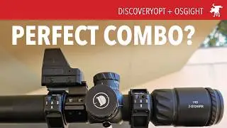 Best Red Dot MPVO combo: OSight X + Discovery Optics HD 2-12x24