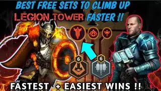 Climb LEGION TOWER  Easily 😉 | FREE SETS TO GRIND FOR LEGION TOWER || Shadow Fight 3