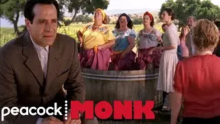 Monk Takes a Winery Tour | Monk