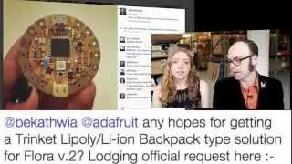Wearable Electronics with Becky Stern 4/8/2015 - LIVE