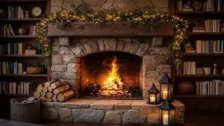 Cozy Crackling Fireplace Ambience 🔥 10 Hours of Warm Fire Sounds