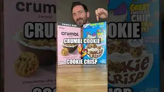 Crumbl Cookie Cereal Vs Cookie Crisp #shorts