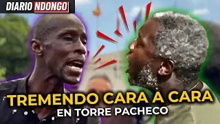 DESCOMUNAL REPASO en pleno TORRE PACHECO de Ndongo al exdiputado Mbay&eacute;: 