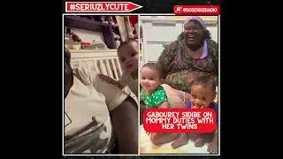 GABOUREY SIDIBE SPENDS QUALITY TIME WITH HER TWINS!!!